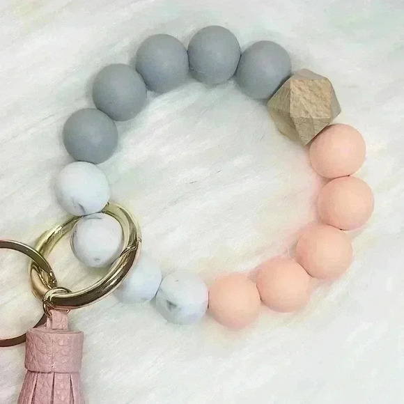 Wristlet Card Wallet Bracelet in Pink - Picture 3 of 6